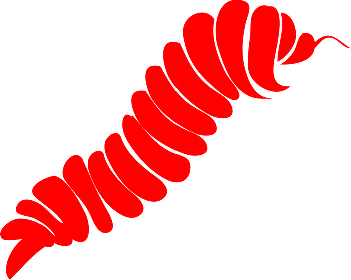 矢量免抠蚕剪影