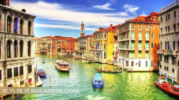 威尼斯运河水城图片