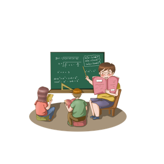 少儿兴趣班数学学习手绘素材