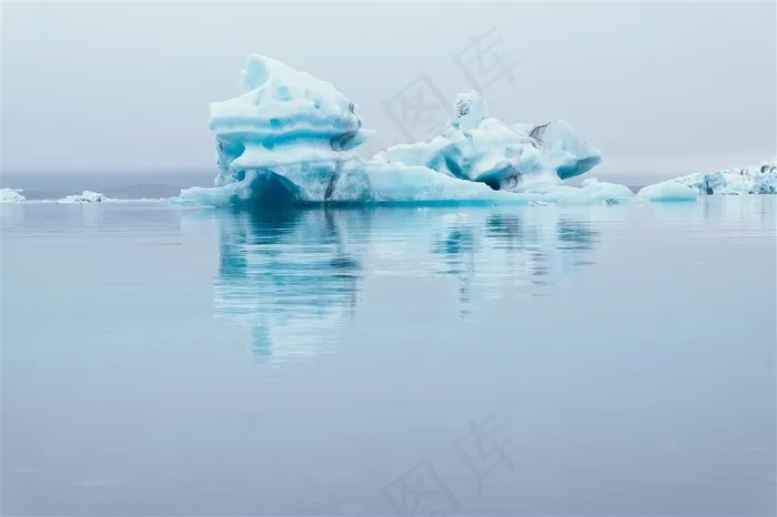 壮阔的冰川素材图片
