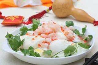 虾仁荷包蛋 14元