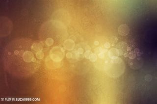 黄色光影气泡光晕复古背景图片