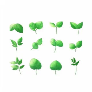 绿叶免抠元素