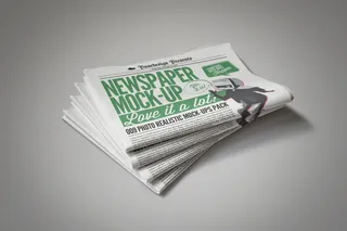 报纸排版展示样机