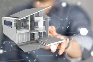 创意立体3D别墅建筑模型