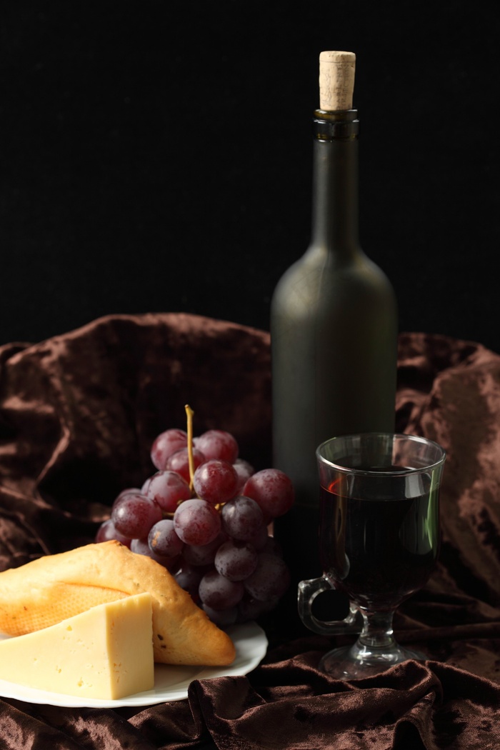 西餐红酒图片下载