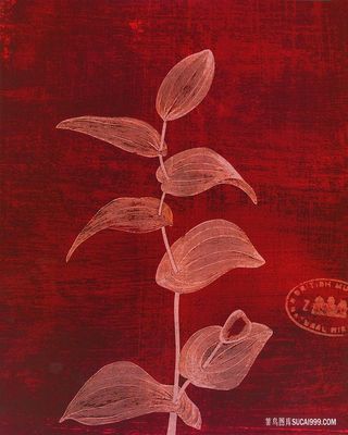 简约树枝艺术画