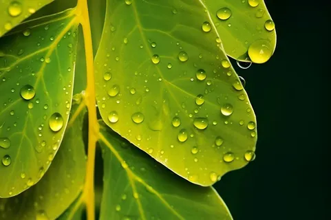 叶子渐变黄绿背景 叶子渐变黄绿背景