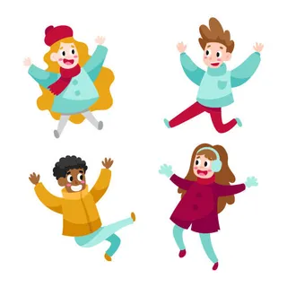 冬天服饰服装冬装穿冬装保暖冬季卡通人物男女装Ai矢量图片素材 冬天服饰服装冬装穿冬装保暖冬季卡通人物男女装Ai矢量图片素材