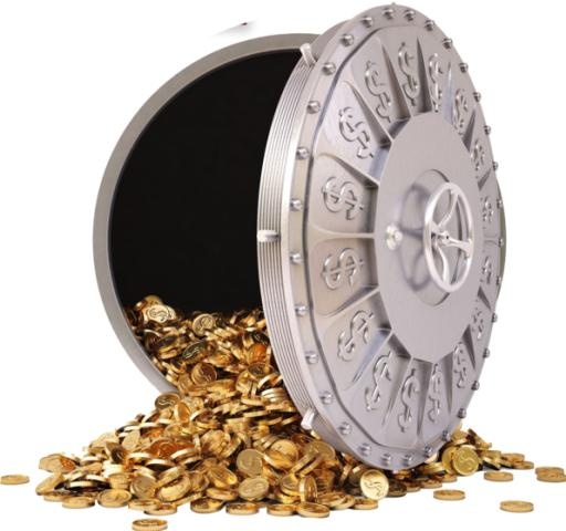 银行金库 PNG免抠(596x559)