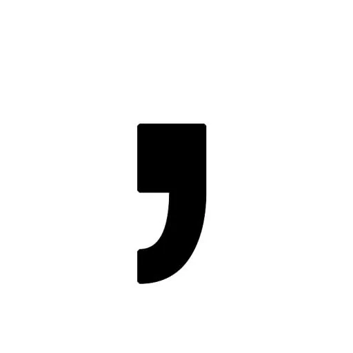 逗号 PNG免抠(700x700)