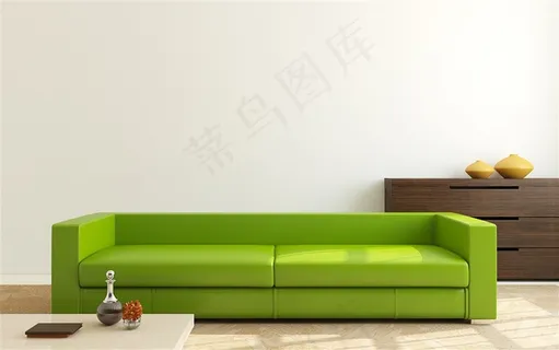 房间里的沙发家具物件