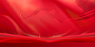 红色展板红色背景