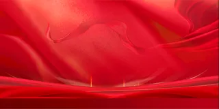 红色展板红色背景