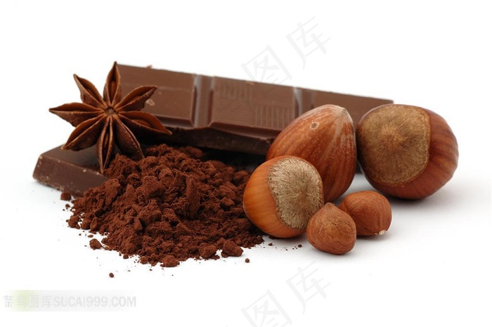 榛子巧克力与八角粉
