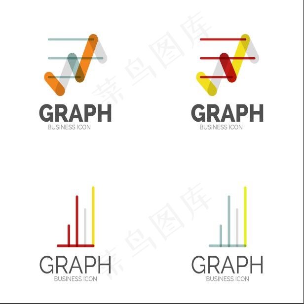 生活字母图标ai矢量模版下载