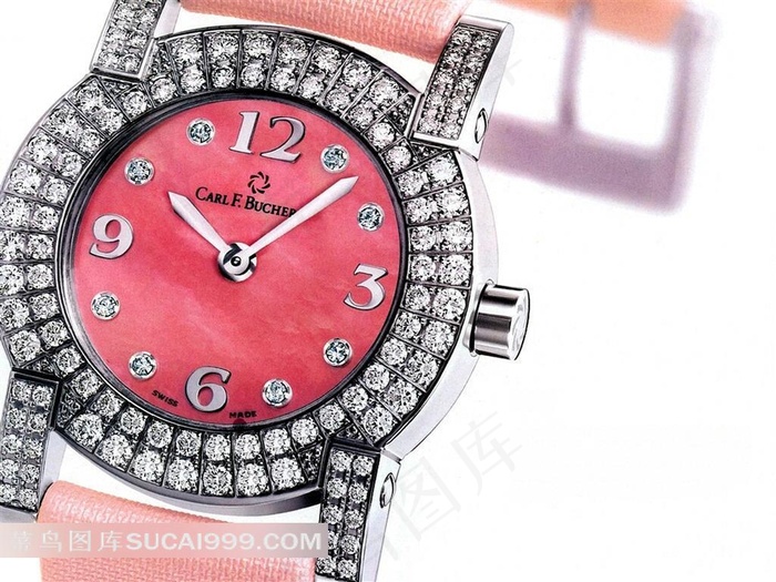 钻石手表摄影素材