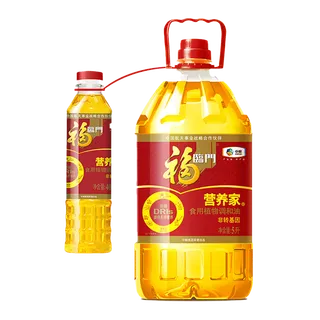 中粮福临门调和油5升超市商品白底图免抠实物摄影png格式图片透明底