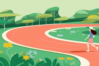 操场学生儿童花草背景