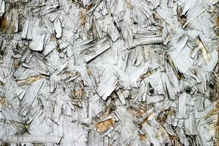 破旧木板墙 木屑