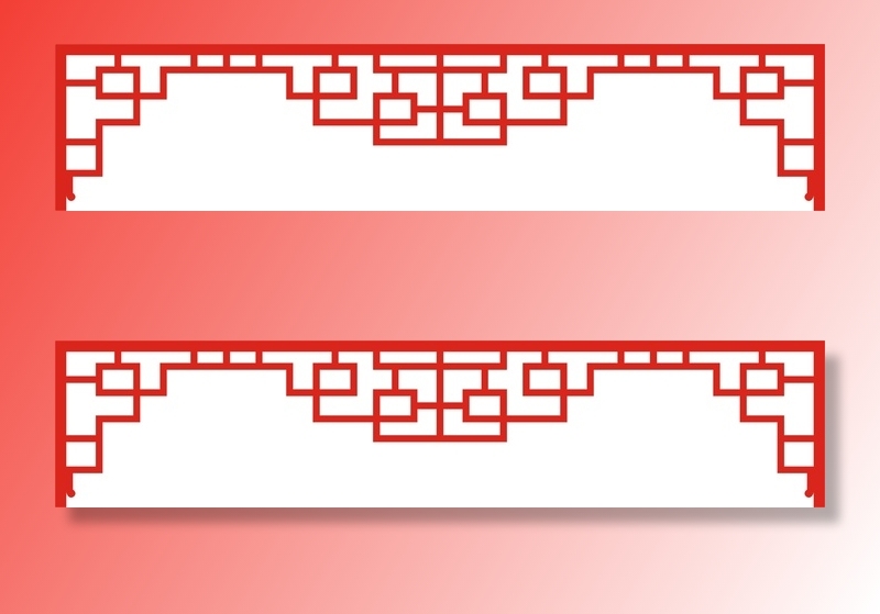 雕花 花纹 镂空 雕刻 边框