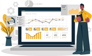 扁平化人物场景办公互联网等距ai矢量设计网页海报UI素材插画
