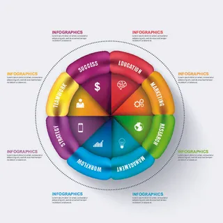 ppt素材3d数据图表模板可视化图形统计标签矢量图标模型ai源文件