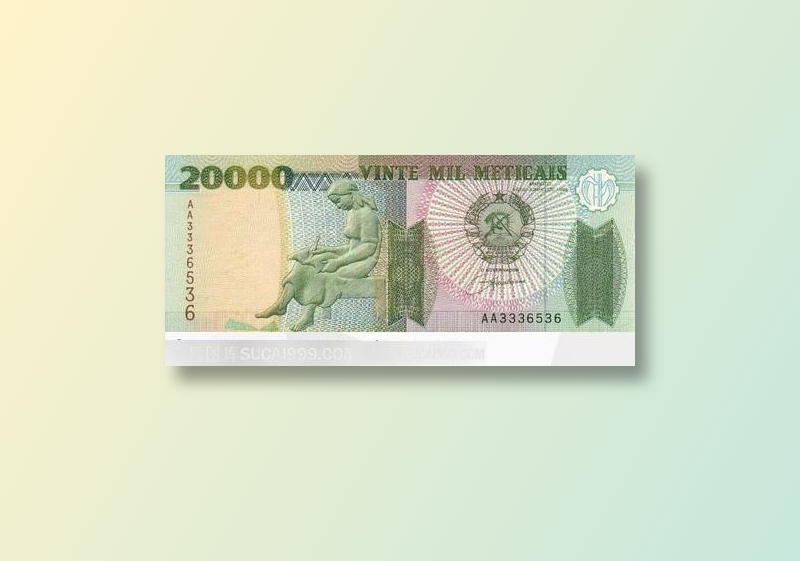 2万元外币上的雕像