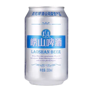 崂山 (9)啤酒超市商品白底图免抠实物摄影png格式图片透明底