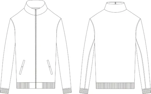 立领外套一字袋