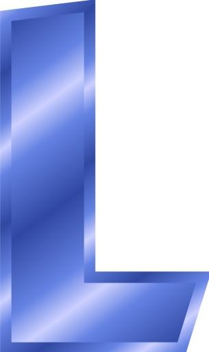 字母L PNG免抠(600x1005)