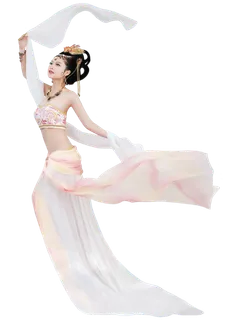 03 (10)免抠元素 免抠摄影 美女 人物 服装 古风 演奏 飞天