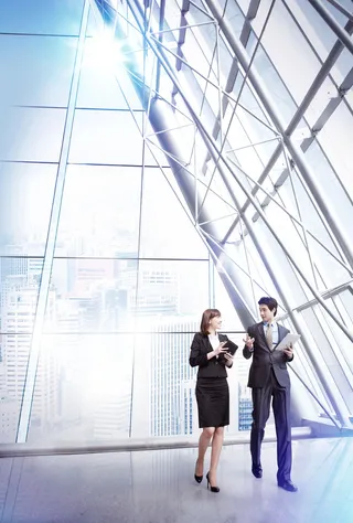 科技城市建筑海报