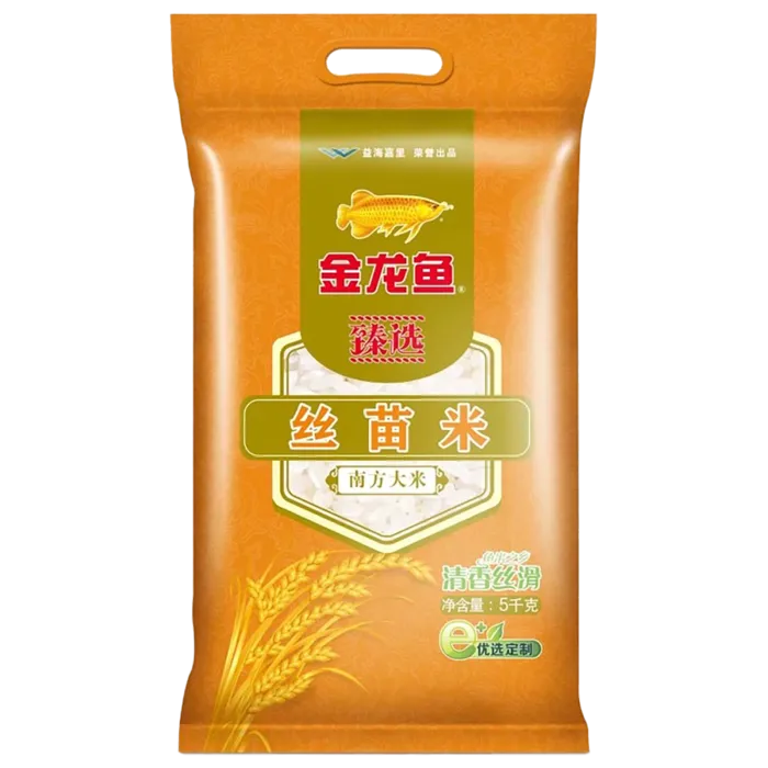 金龙鱼丝苗米5千克超市商品白底图免抠实物摄影png格式图片透明底