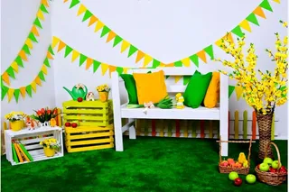 儿童照相拼接背景