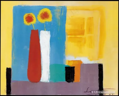 唯美静物花瓶艺术插画 唯美静物花瓶艺术插画