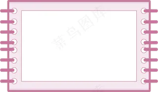卡通边框 卡通彩色框  手绘对话框 可爱边框 免抠