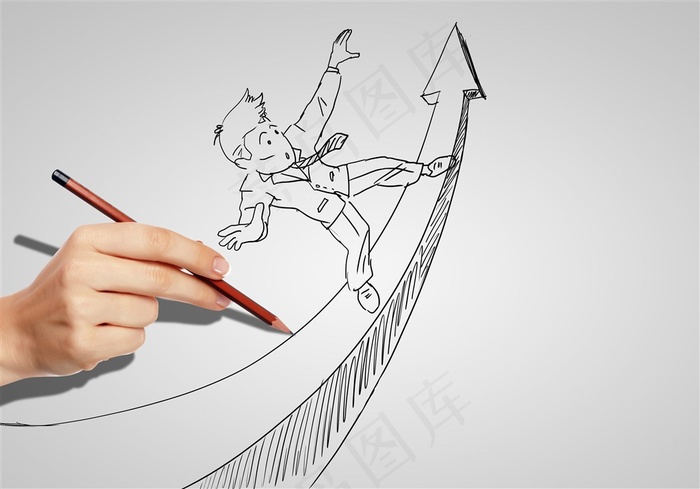 铅笔下的灵活人物