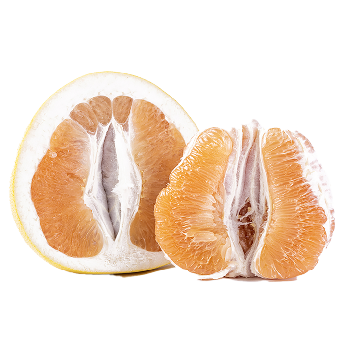 3黄心柚 (4)水果超市商品白底图免抠实物摄影png格式图片透明底