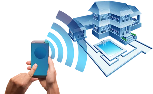 远程遥控数码科技卡通科技kv主视觉素材