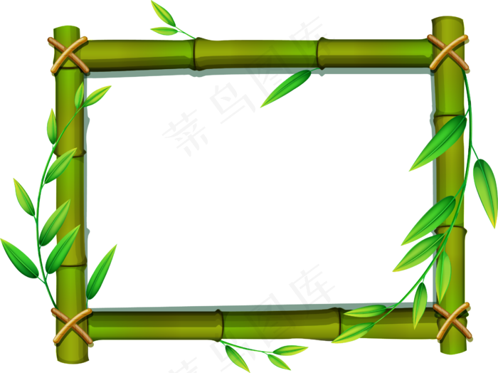 免抠实物竹子摄影图透明图层