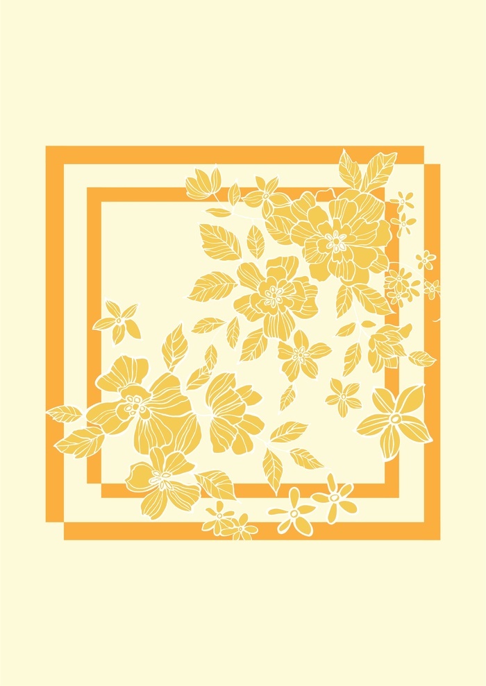 文艺小碎花相框