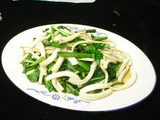 家常菜|美食|菜谱|菜单|0624墨鱼丝炒韭菜