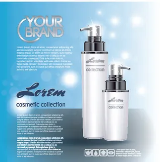 设计化妆品样品素材