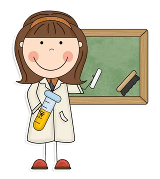 学生研究化学卡通少儿兴趣班