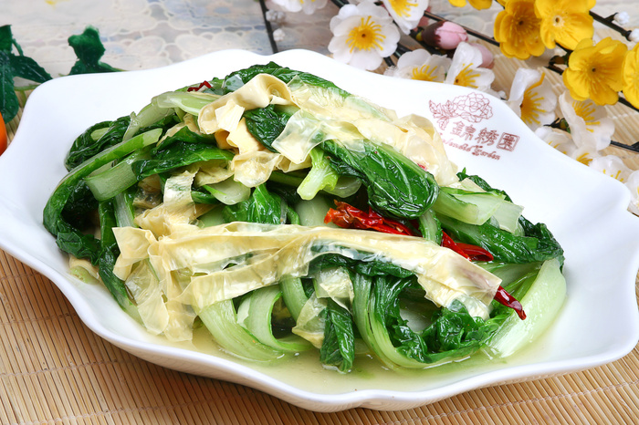 R00929小白菜炒豆筋 (2)