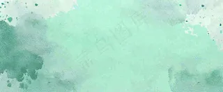 绿色水彩斑驳背景