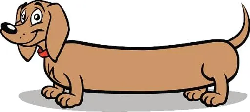 腊肠犬 PNG免抠(612x275)