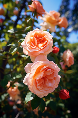 玫瑰花月季摄影图 