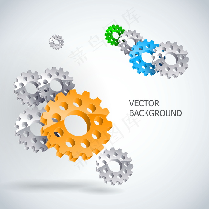 ppt齿轮素材